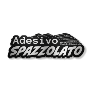 Adesivo Alluminio spazzolato
