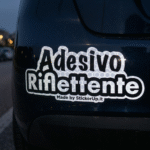 Adesivo Riflettente sticker personalizzati