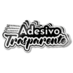 Adesivo Trasparente sticker personalizzati