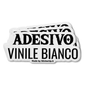 Adesivo Vinile bianco