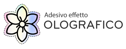 Adesivo effetto olografico