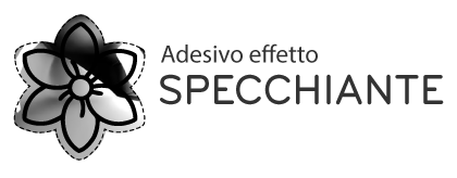Adesivo effetto specchio